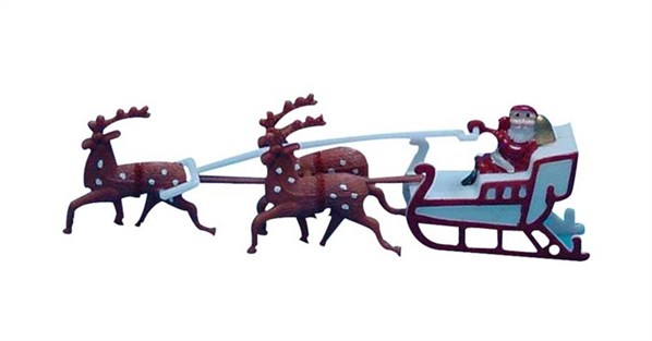 Small santa and sleigh