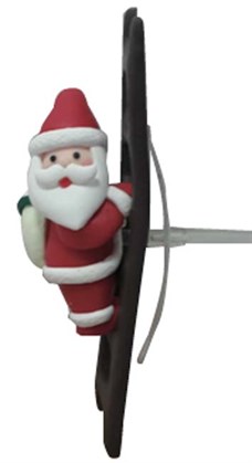 Santa claus with ladder