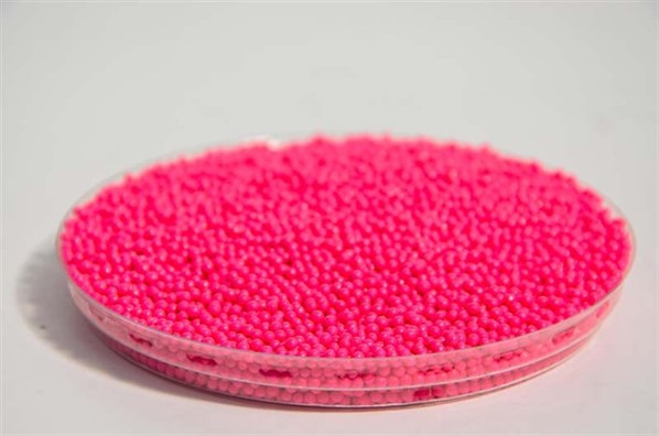Pink round shaped sprinkles