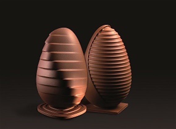 Thermoformed Rotated Egg Chocolate Mould