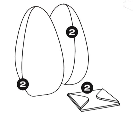 Thermoformed Cubic Egg Chocolate Mould