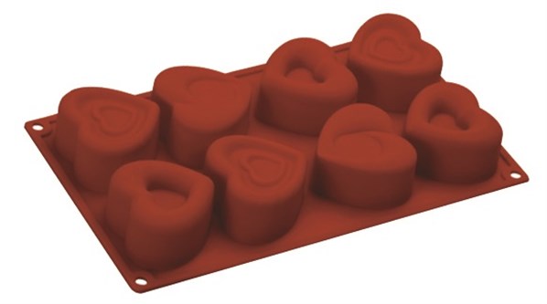 Cuori Misti Silicone Mould