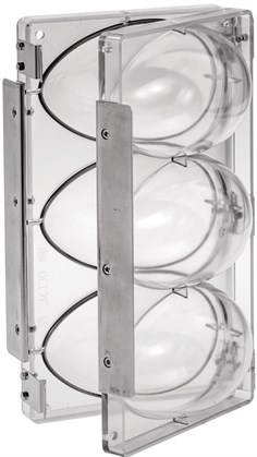 Polycarbonate Egg Chocolate Mould with Magnets for Rotating Machine