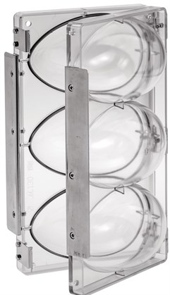 Polycarbonate Egg Chocolate Mould with Magnets for Rotating Machine