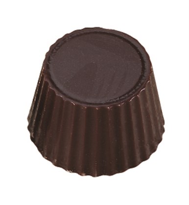 Round Serrated Polycarbonate Chocolate Mould