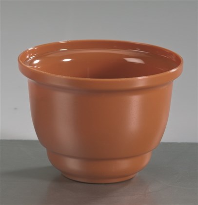 Brown Round Pot Desert Cup