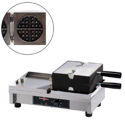 Electric Waffle Maker 180 - Round Shaped Cavity (260x500x220mm)