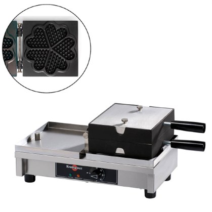 Electric Waffle Maker 180-Heart Shaped Cavity (260x500x220mm)