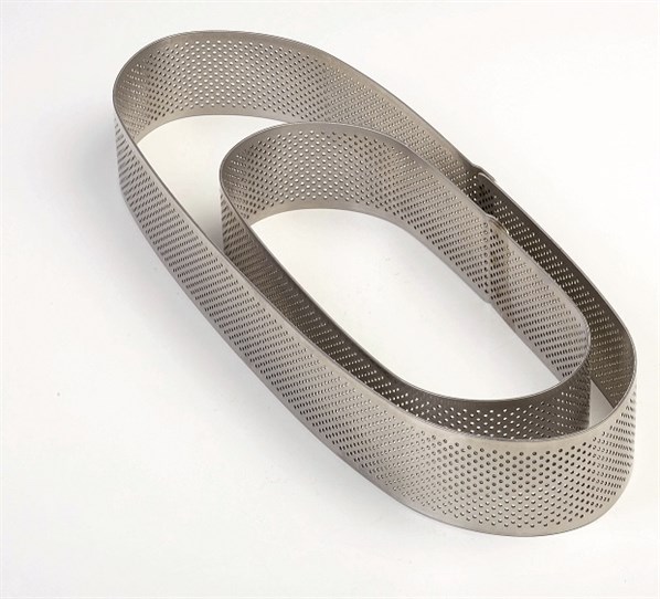 Oblong Micro Perforated Stainless Steel Band
