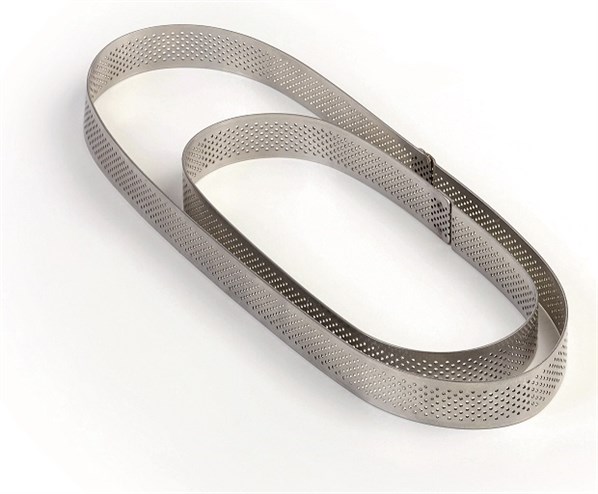 Oblong Micro Perforated Stainless Steel Band