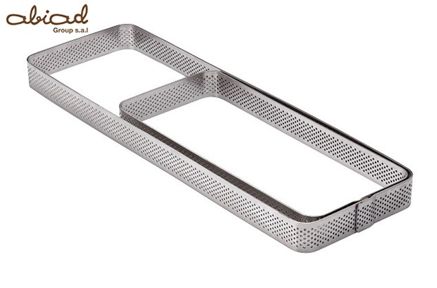 Rectangular Micro Perforated Stainless Steel Band with Rounded Corners 